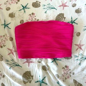 Pink tube top